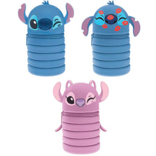 Picture of STITCH SILICONE EXPANDABLE PENCIL CASE